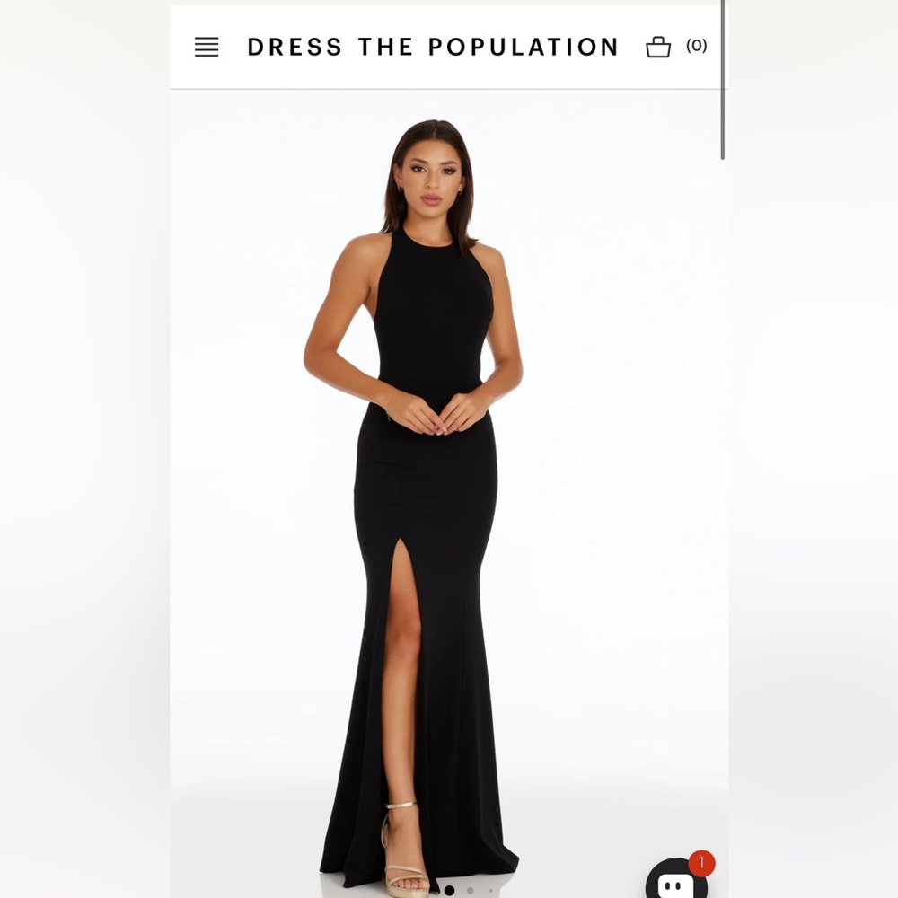 Dress the Population Paige dress Elegant Black